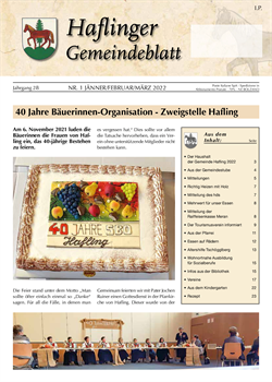Haflinger Gemeindeblatt 1/2021